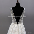 China White Women Party Luxury Bride Lace Wedding Dresses Bridal Gowns